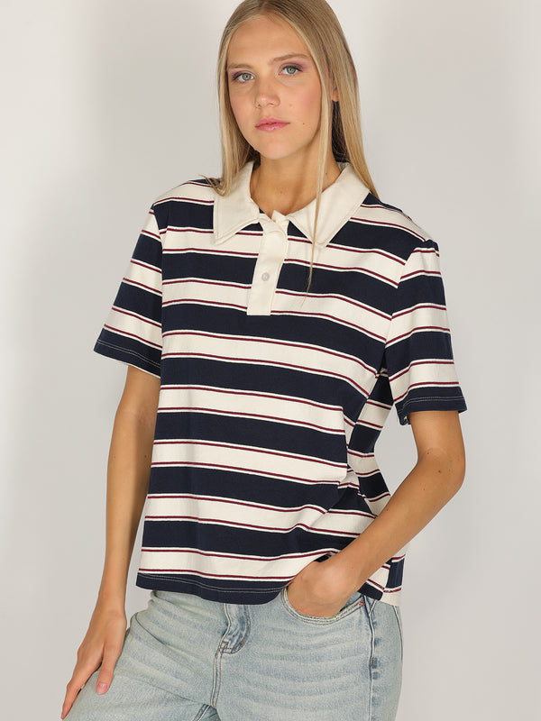 Polo Blu a righe