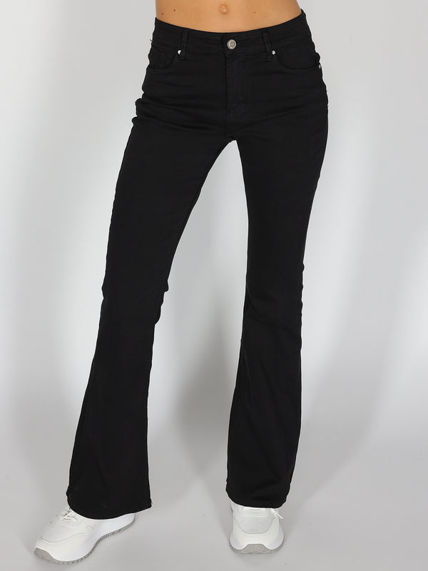 Pantalone Nero a zampa