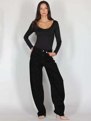 Jeans Nero gamba larga