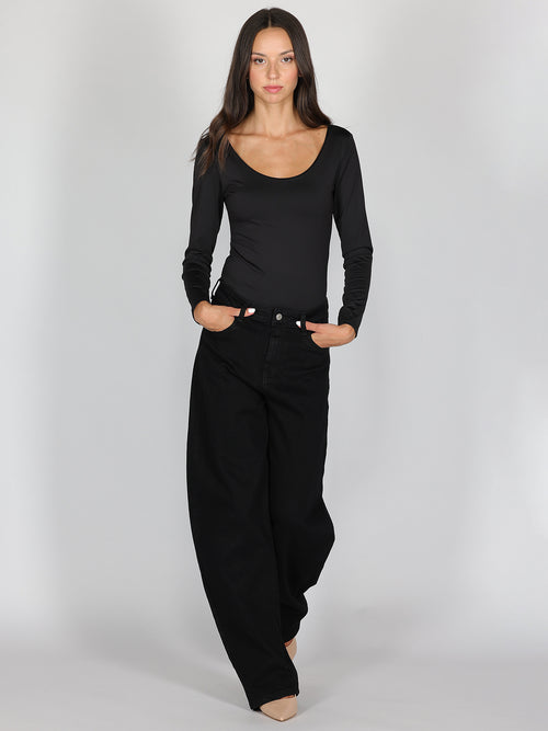 Jeans Nero gamba larga