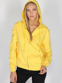 Felpa Giallo con cappuccio