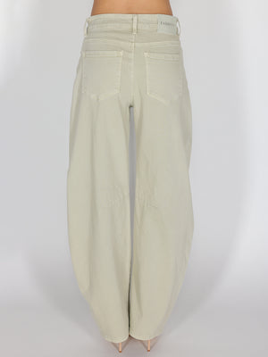 Jeans Verde gamba larga
