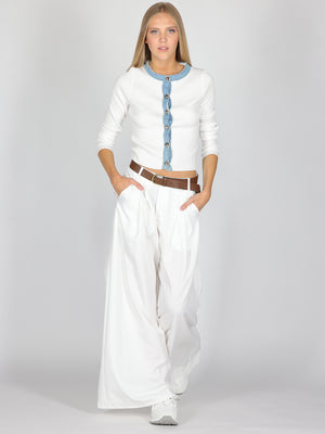 Maglia con bottoni