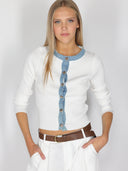 Maglia con bottoni
