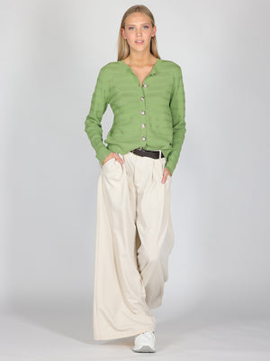Pantalone palazzo ampi con cintura