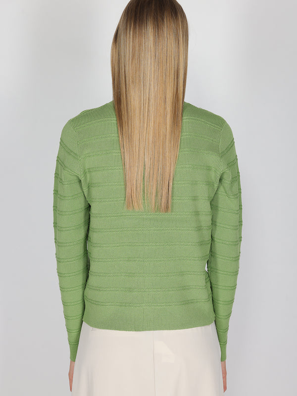 Maglia con bottoni oro
