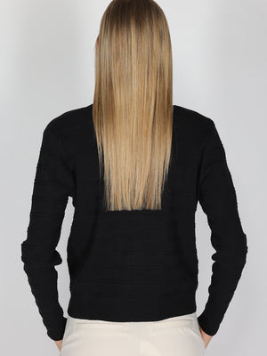 Maglia con bottoni oro