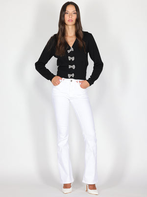 Pantalone Bianco a zampa