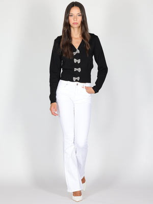Pantalone Bianco a zampa