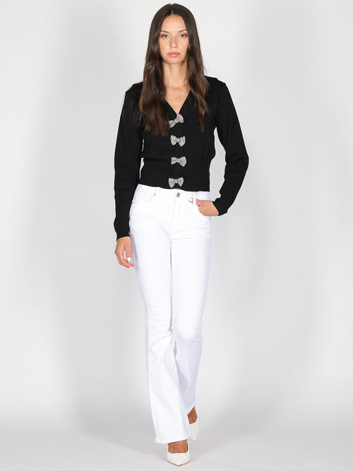 Pantalone Bianco a zampa