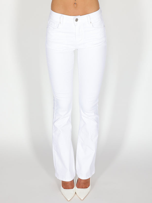 Pantalone Bianco a zampa