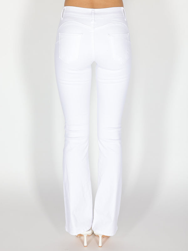 Pantalone Bianco a zampa