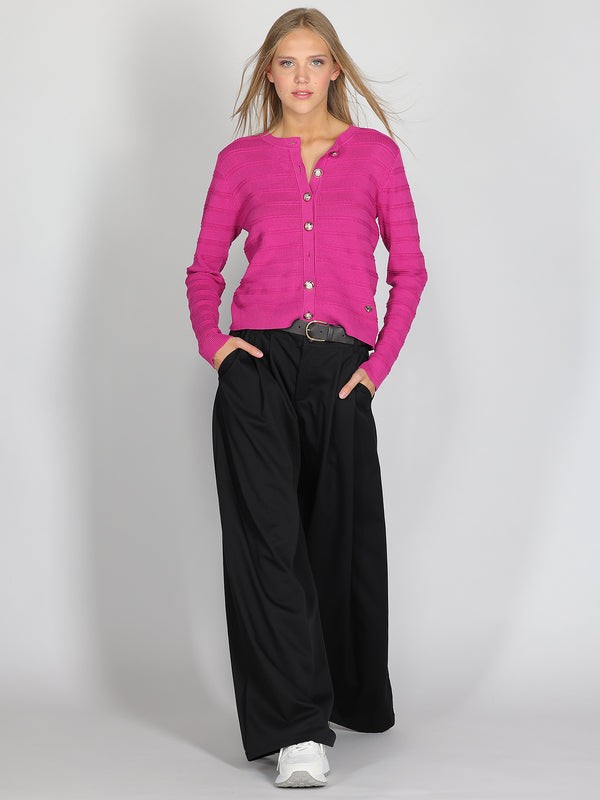 Pantalone palazzo ampi con cintura