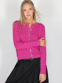 Maglia con bottoni oro