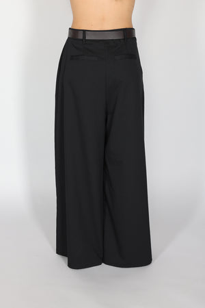 Pantalone palazzo ampi con cintura