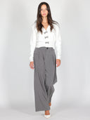 Pantaloni palazzo con pinces