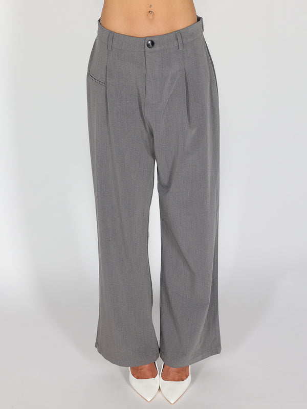 Pantaloni palazzo con pinces