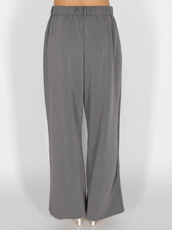 Pantaloni palazzo con pinces