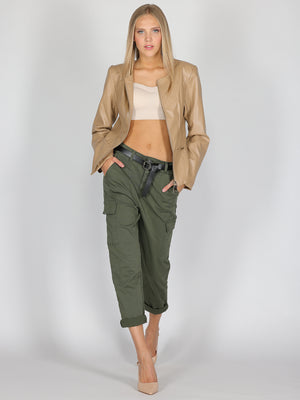 Pantalone cargo Verde