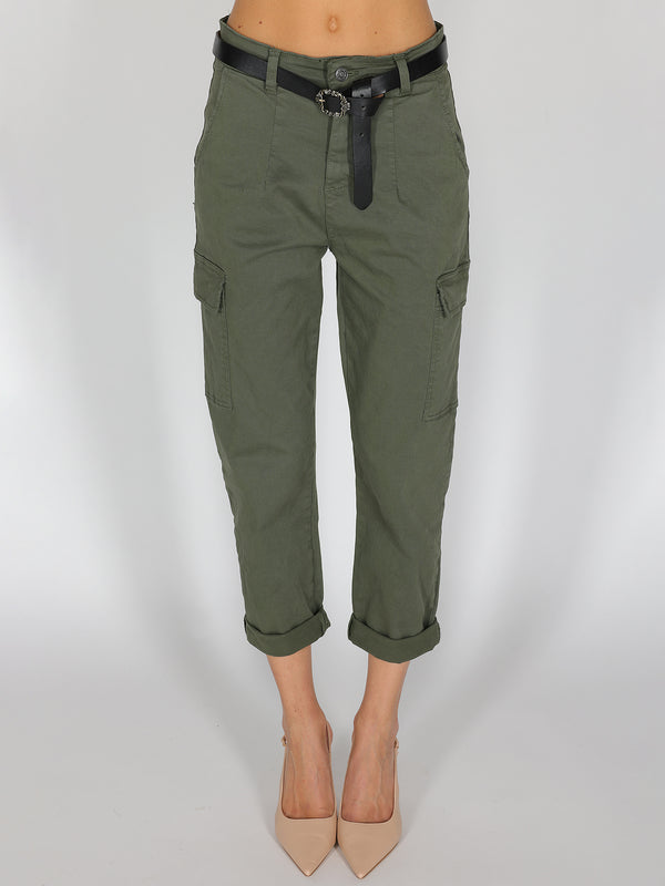 Pantalone cargo Verde