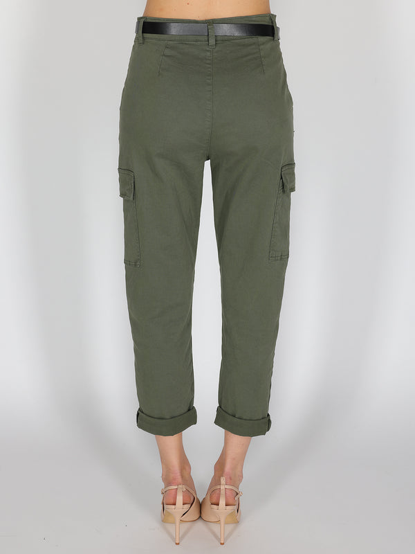 Pantalone cargo Verde