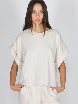 T-shirt in felpa