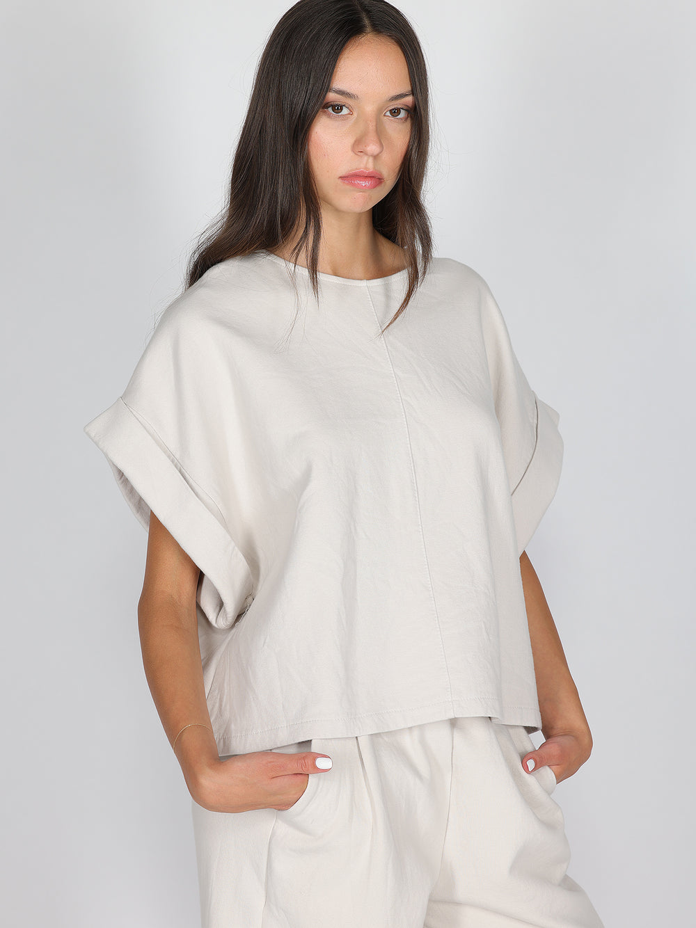 T-shirt in felpa