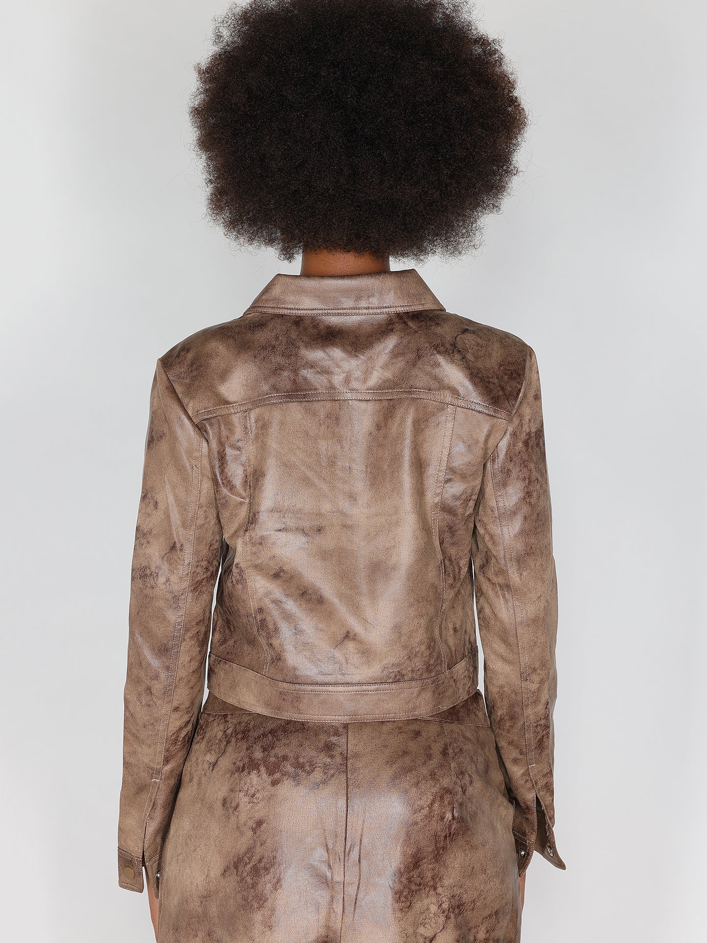 Kunstlederjacke 