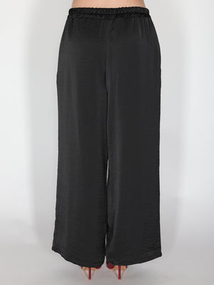 Pantalone in raso palazzo