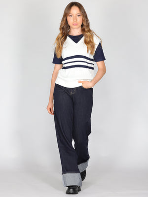 Maglia con trecce