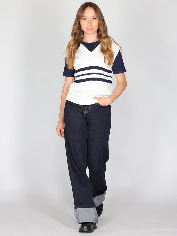 Maglia con trecce