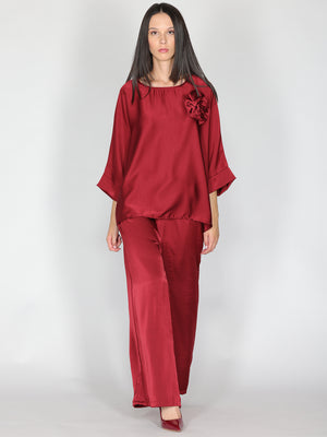 Maglia in raso larga