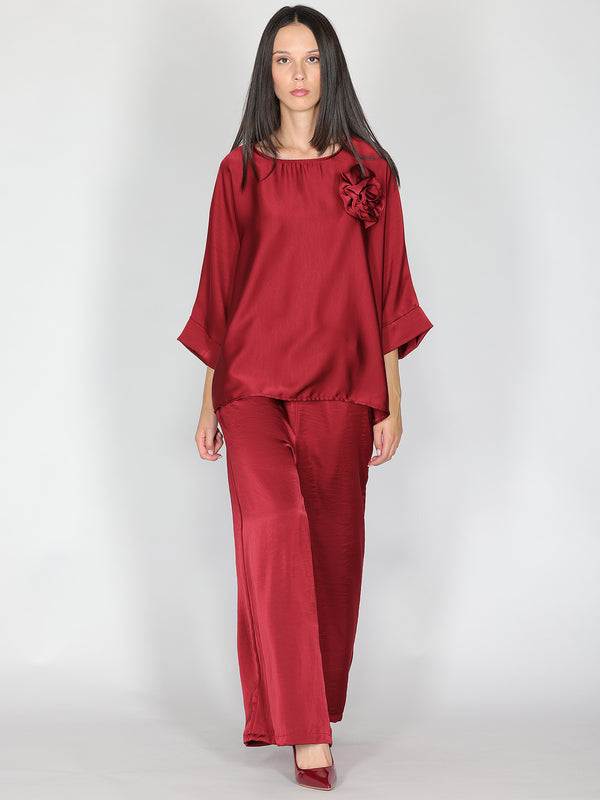 Maglia in raso larga