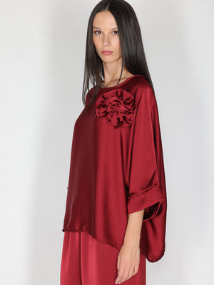 Maglia in raso larga