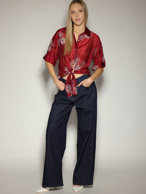 Camicia India con ricami
