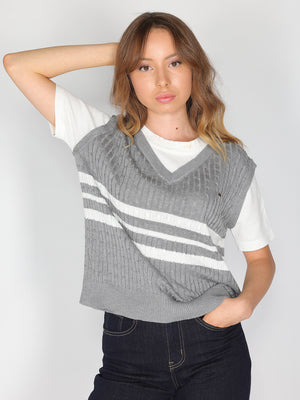 Maglia con trecce