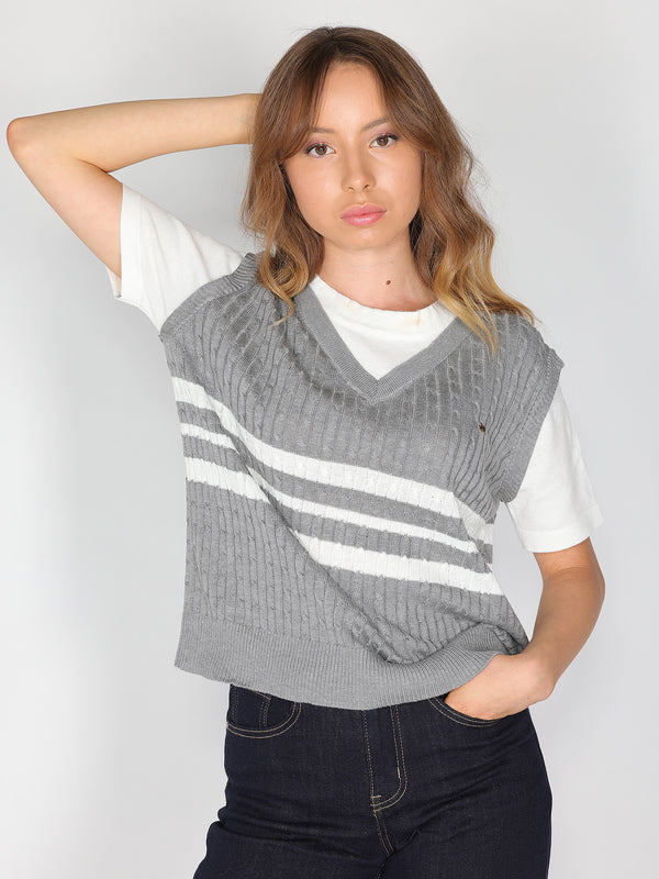 Maglia con trecce
