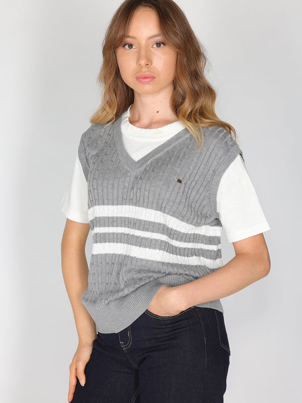 Maglia con trecce