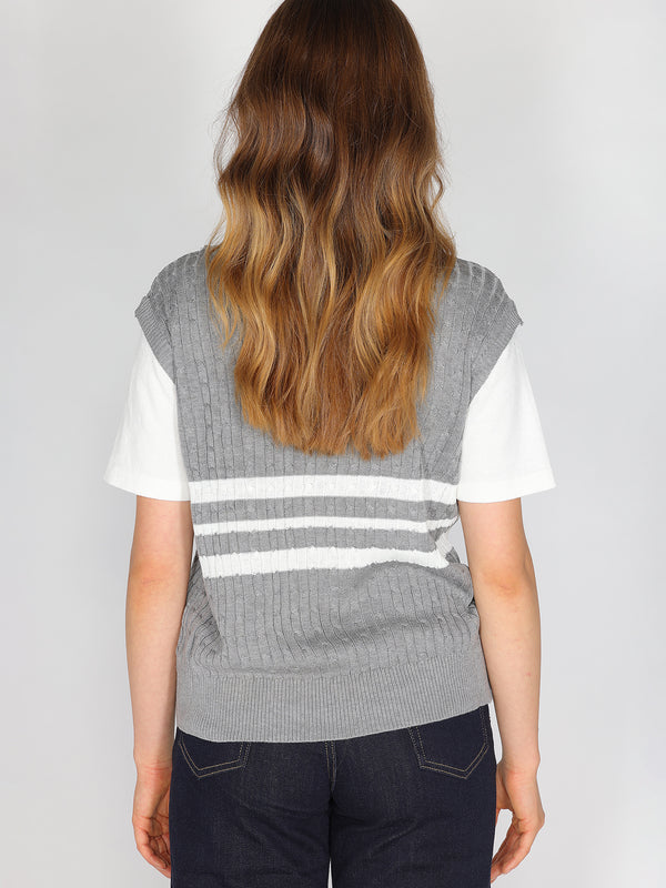 Maglia con trecce