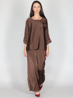 Maglia in raso larga