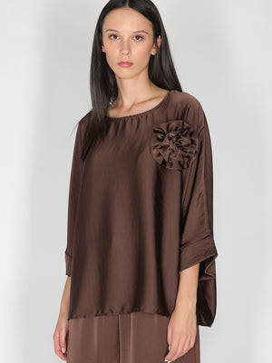 Maglia in raso larga