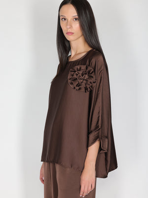 Maglia in raso larga