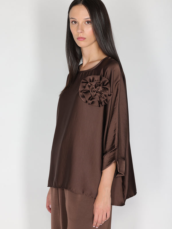 Maglia in raso larga
