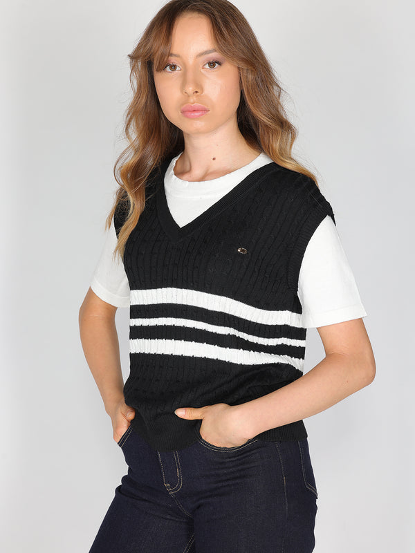 Maglia con trecce