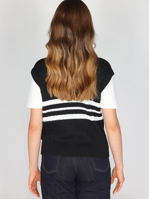 Maglia con trecce