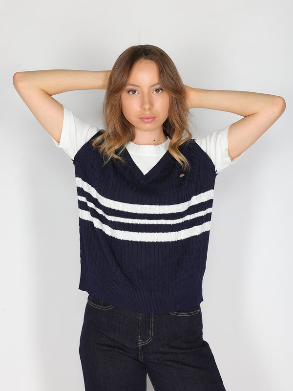 Maglia con trecce
