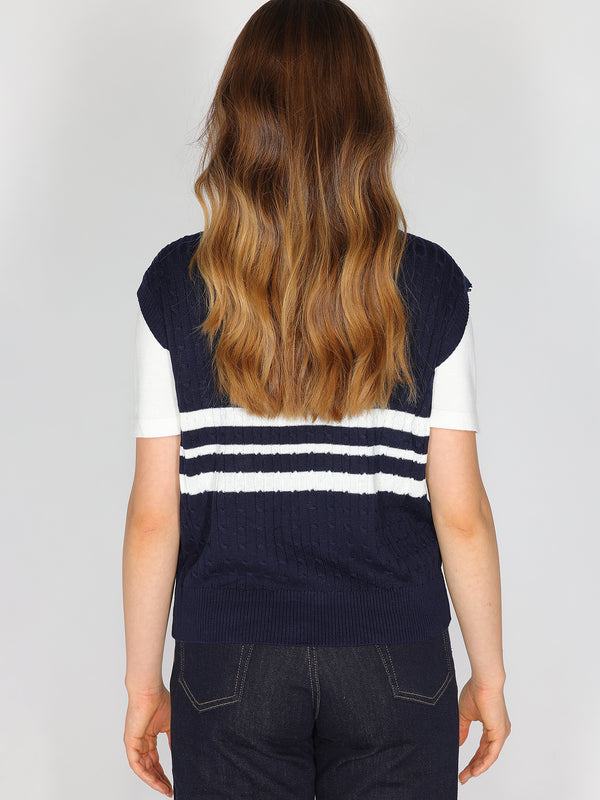Maglia con trecce