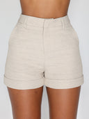 Shorts con motivo a D