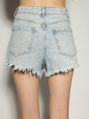 Shorts jeans strass