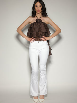 Top Cacao con balze